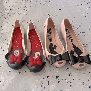 Mini Melissa Disney flats Shoe Bundle